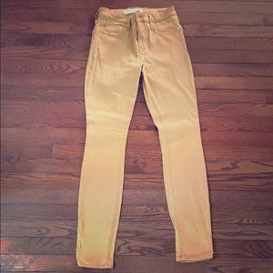 Marc Jacobs Mustard Yellow Skinny Jeans